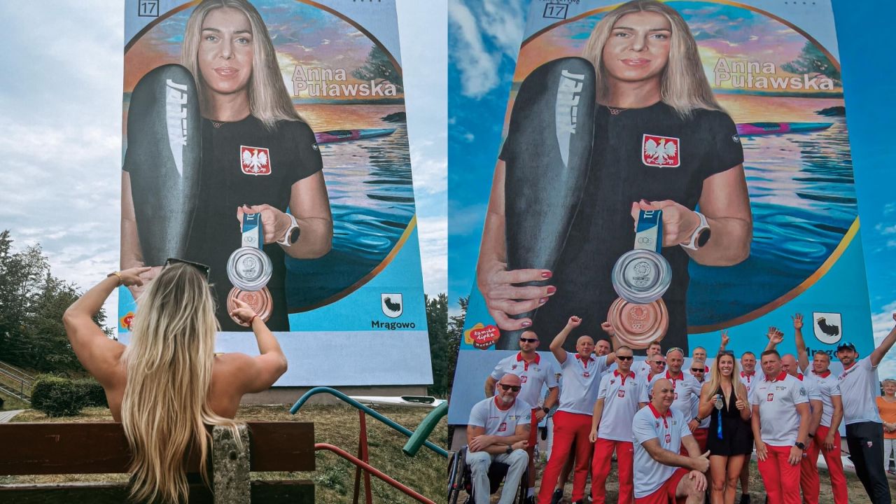 Wielkie wyróżnienie. Multimedalistka ma swój mural w rodzinnym mieście